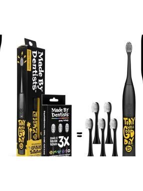 Made By Dentists Sonic X Electric Toothbrush for Kids with 6 Brush Heads